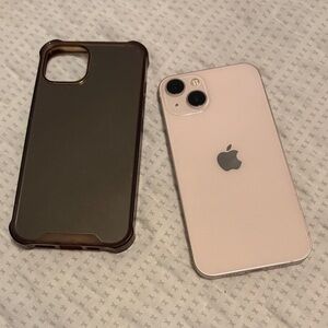 Apple iPhone 13 Soft Pink mirrored case